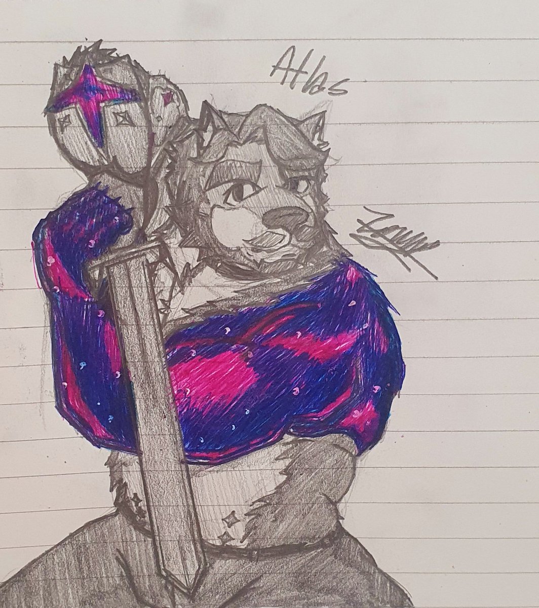 Sorry for making you wait 🥀. Hope you like it! 🤺 #furry #art #furryartwork #traditionalart