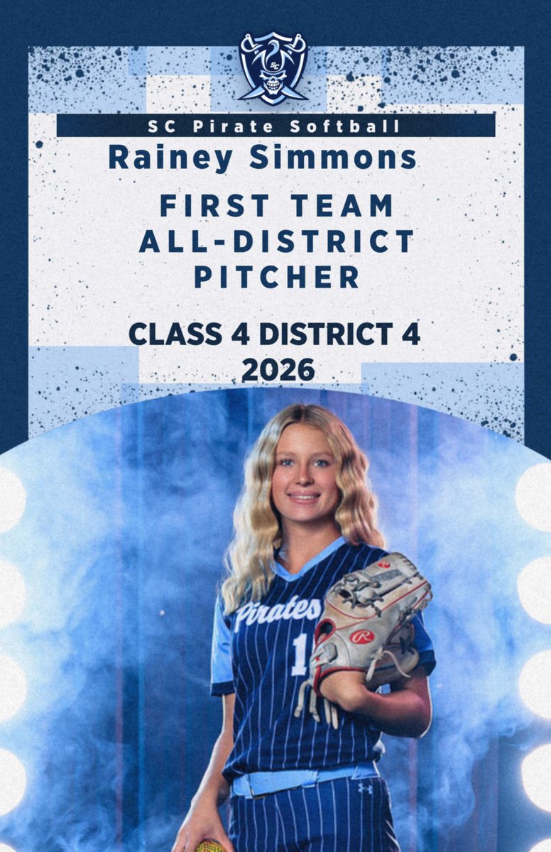 Congrats to <a href="/lsimmons2028/">Lorraine Simmons</a> for earning this honor. Great season this year. <a href="/SCHSactivities/">SCHSactivities</a>