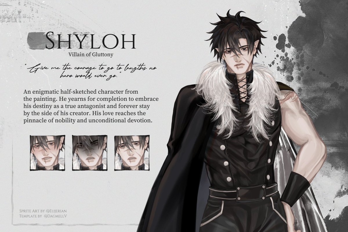 Deniz_G_Lerosi's tweet image. 🤍 Meet Shyloh, our beloved yandere villain~

"Give me the courage to go to lengths no hero would ever go."

A one-winged 'beast' who worships you as his God, the very reason for his existence. Will his obsession evolve into love, or will it trap you in a world with no escape...?