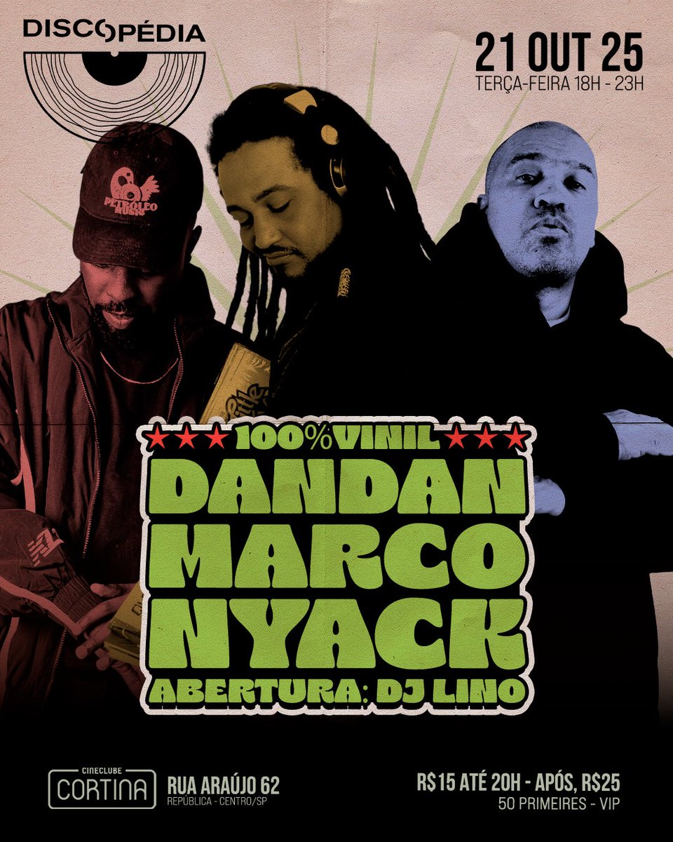 _Discopedia's tweet image. Discopédia, orgulhosamente apresenta, o especial "Erykah Badu, Jill Scott &amp;amp; Lauryn Hill"!

Daqui a pouco, a partir das 18h no Cineclube Cortina.

DJs DanDan, Marco &amp;amp; Nyack nos toca-discos.
Abertura, DJ Lino.