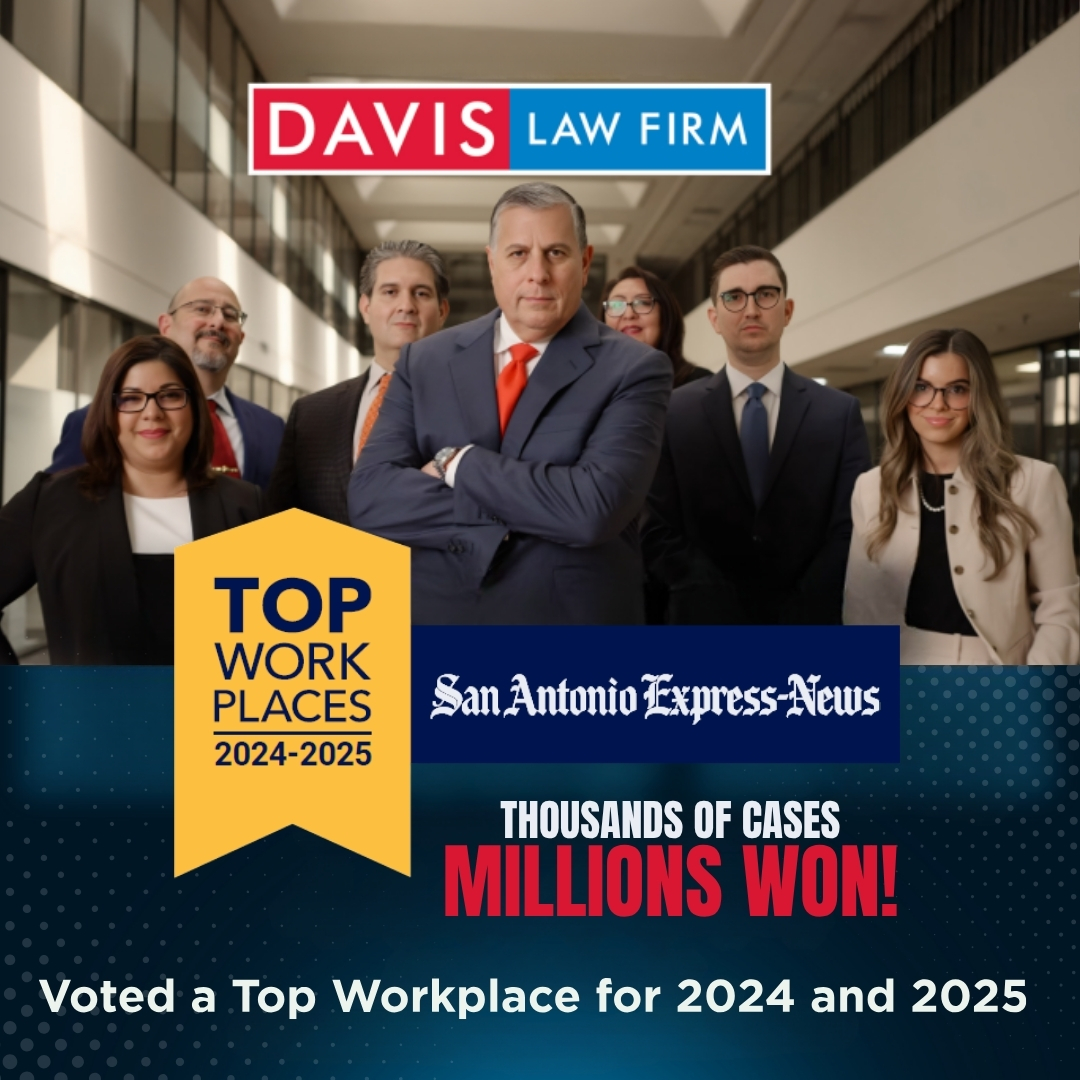 Two Years in a Row! 🏆

We’re honored to be named a Top Workplace again this year. A recognition that comes straight from our amazing team.

At Davis Law Firm, we’re not just fighting 4 the people we’re building a culture that supports, values, and empowers our people every day.