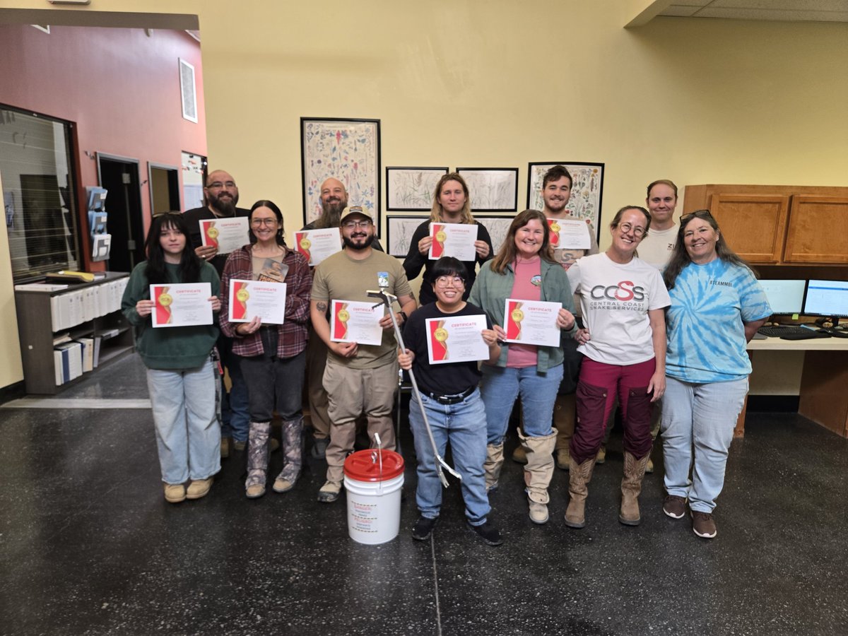 Training day at Mccormick Biological! They were my very first snake safety training clients, and I return a couple of times each year.