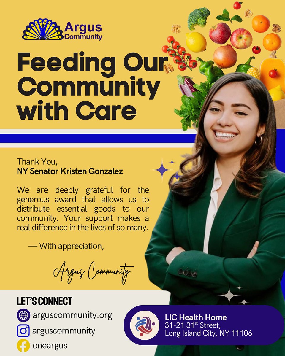 CommunityArgus's tweet image. Special thank you to @sengonzalezny ✨

Feed Our Community with Care Event! 

Upcoming dates 10/28, 11/4 and 11/18
🕙 10 AM – 3 PM
📍 31-21 31st Street, LIC, NY 11106
No registration needed. 

#freefood #queens #longislandcity #astoria #freegoods #feedourcommunity