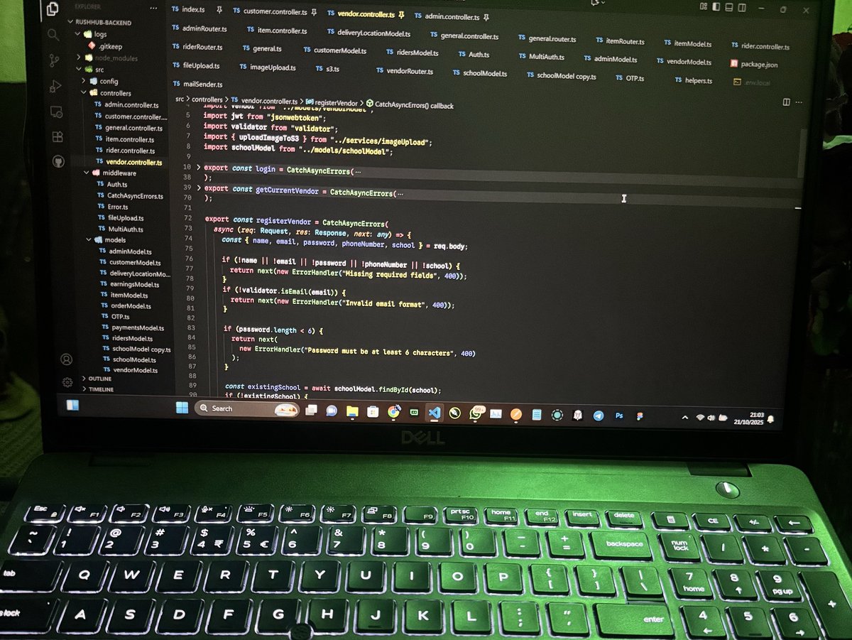 bolumaks's tweet image. I’ve been awake since 3am, working on this backend 👨🏽💻. 18 hours of code, damn!
