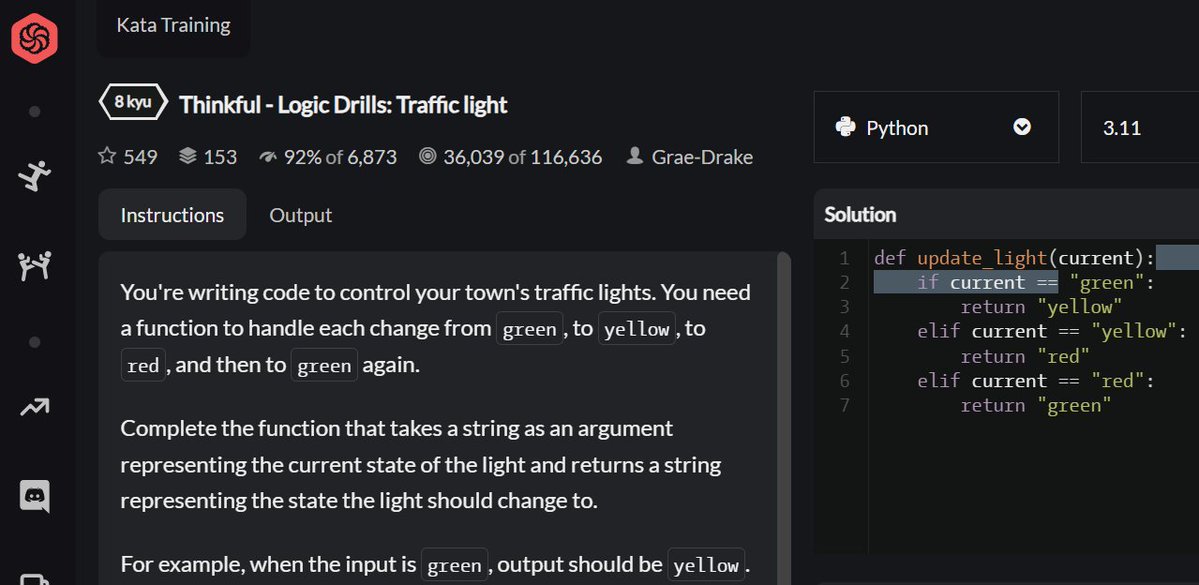 mazinger_data's tweet image. Day 9 of #100DaysOfCode 🚦
My #Codewars challenge was a traffic light controller in Python (green → yellow → red).
🐍From Al Sweigart’s book (Exercise 10), I built a Python function to find and replace words in text. Two fun exercises today!
#Codecademy study time now 🐍📖
