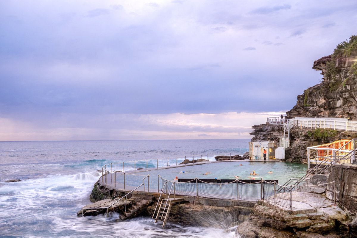 tim ritchie (@timritchie) on Twitter photo On what looks like a cool, cloudy dawn at Sydney’s Bronte Beach ocean pool is only partly correct.
It is cloudy, but the forecast of 39C will be the hottest October day on record if we get there.
I’ve watered the garden and have washing on ready for the line. On what looks like a cool, cloudy dawn at Sydney’s Bronte Beach ocean pool is only partly correct.
It is cloudy, but the forecast of 39C will be the hottest October day on record if we get there.
I’ve watered the garden and have washing on ready for the line.