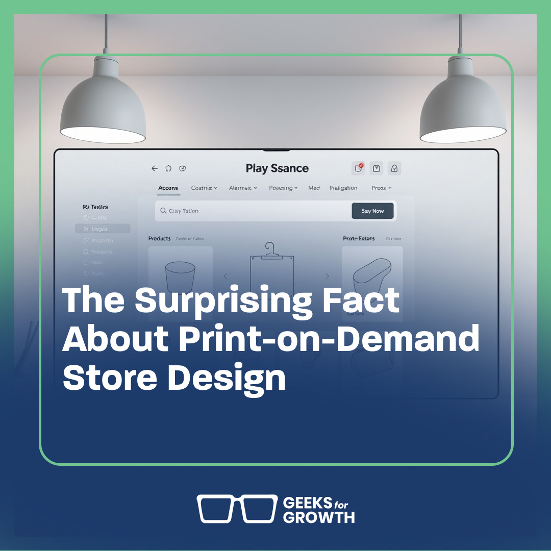 G4GWebDesign's tweet image. A seamless Print-on-Demand store design can boost conversions by 30%. Prioritize user experience with clean layouts and easy customization—watch your sales soar!