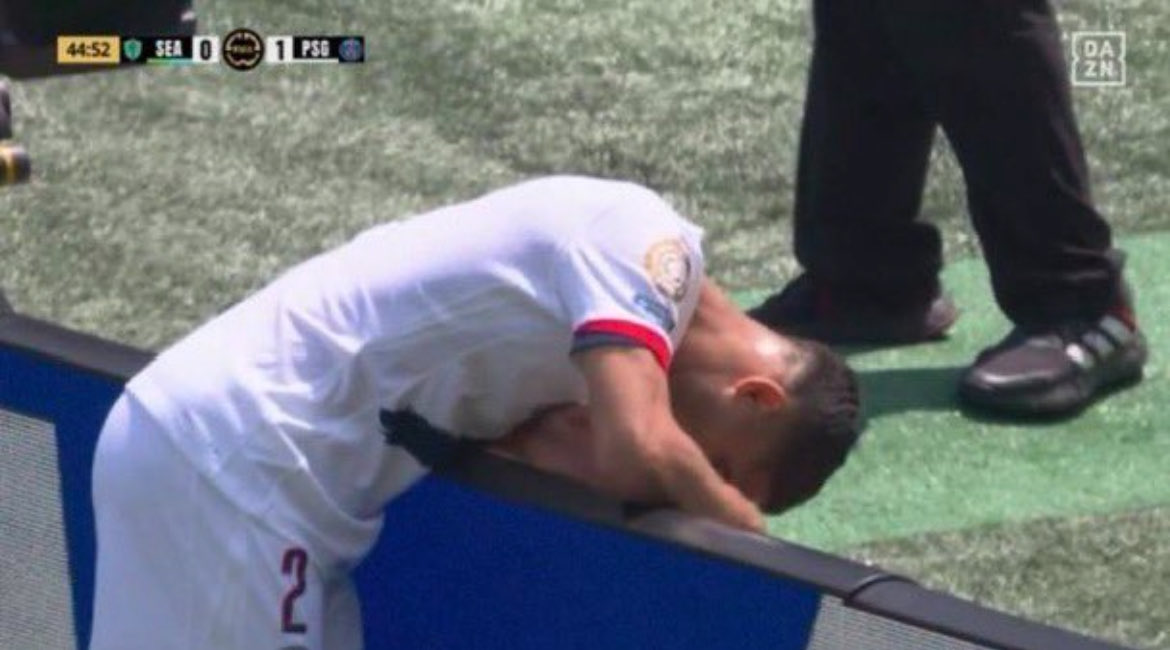 Wallah trouver une doublure à hakimi il est ko miskine 😂😂 #B04PSG