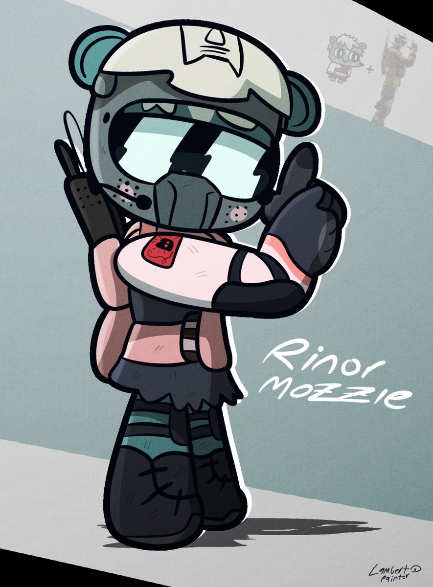 Rinor + Mozzie (R6 Siege X).
#cultofthelambfanart #cultofthelamb #RainbowSixSiege