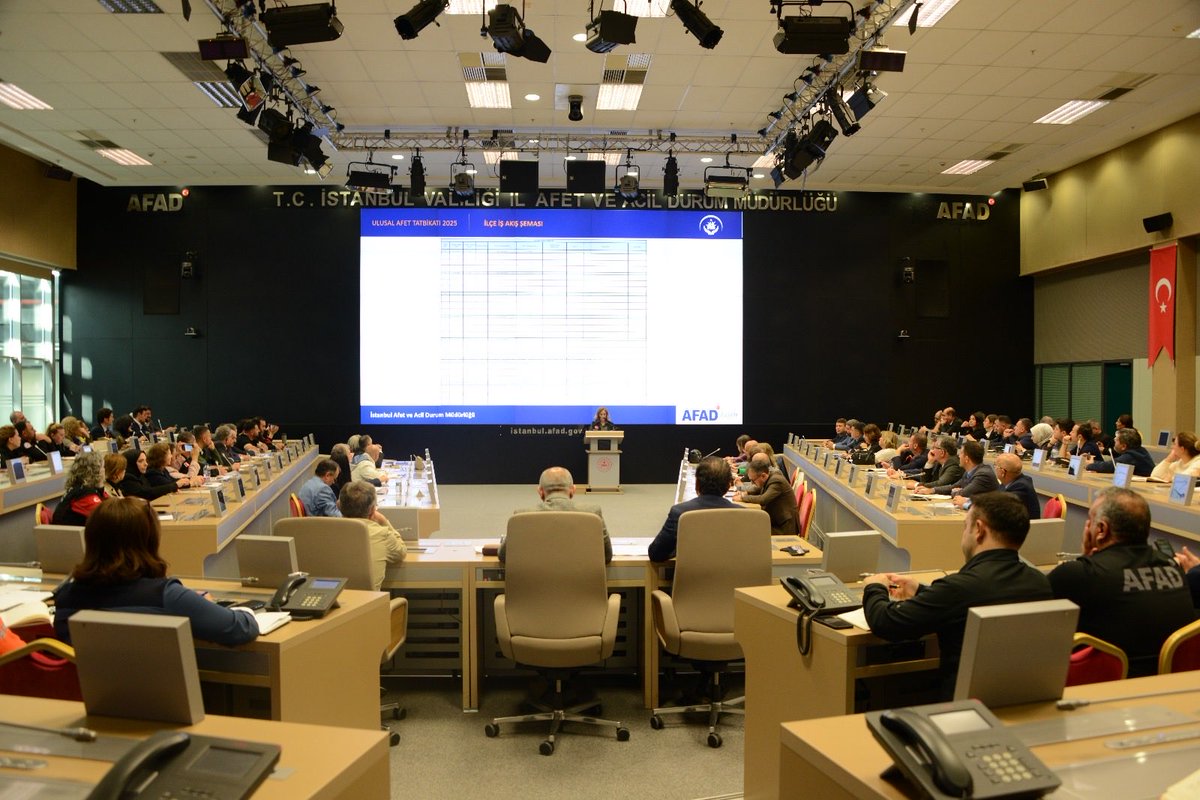 Vali Yardımcımız Mahmut HERSANLIOĞLU başkanlığında, İl Müdürümüz Prof. Dr. <a href="/HalukOzener/">Haluk Özener</a> ve ilgili Şube Müdürlerimizin katılımıyla, Türkiye Afet Müdahale Planı (TAMP) kapsamında 26 Kasım 2025 tarihinde başlayıp 36 saat boyunca tam zamanlı olarak gerçekleştirilecek Ulusal Afet
