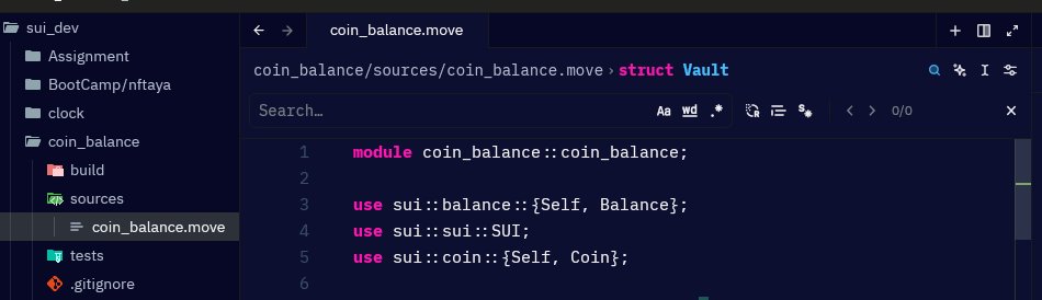 What have you learnt today, my fellow developers?
#MOVE  #CoinBalance