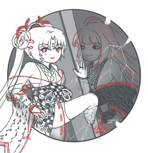 tokkiyasu's tweet photo. Days 18-21
Chill, Hush, Crack, Dawn

#Onmyoji #Shiranui #SPYukiOnna #Mouba #MirrorLady #DawnFairy #Onmyojitober2025 #Fanart https://t.co/BXlOsa2xOK