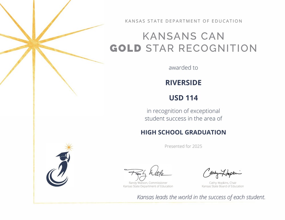 USD 114 Receives Gold Star Recognition for Graduation Rate  usd114.org/o/riverside-us…
