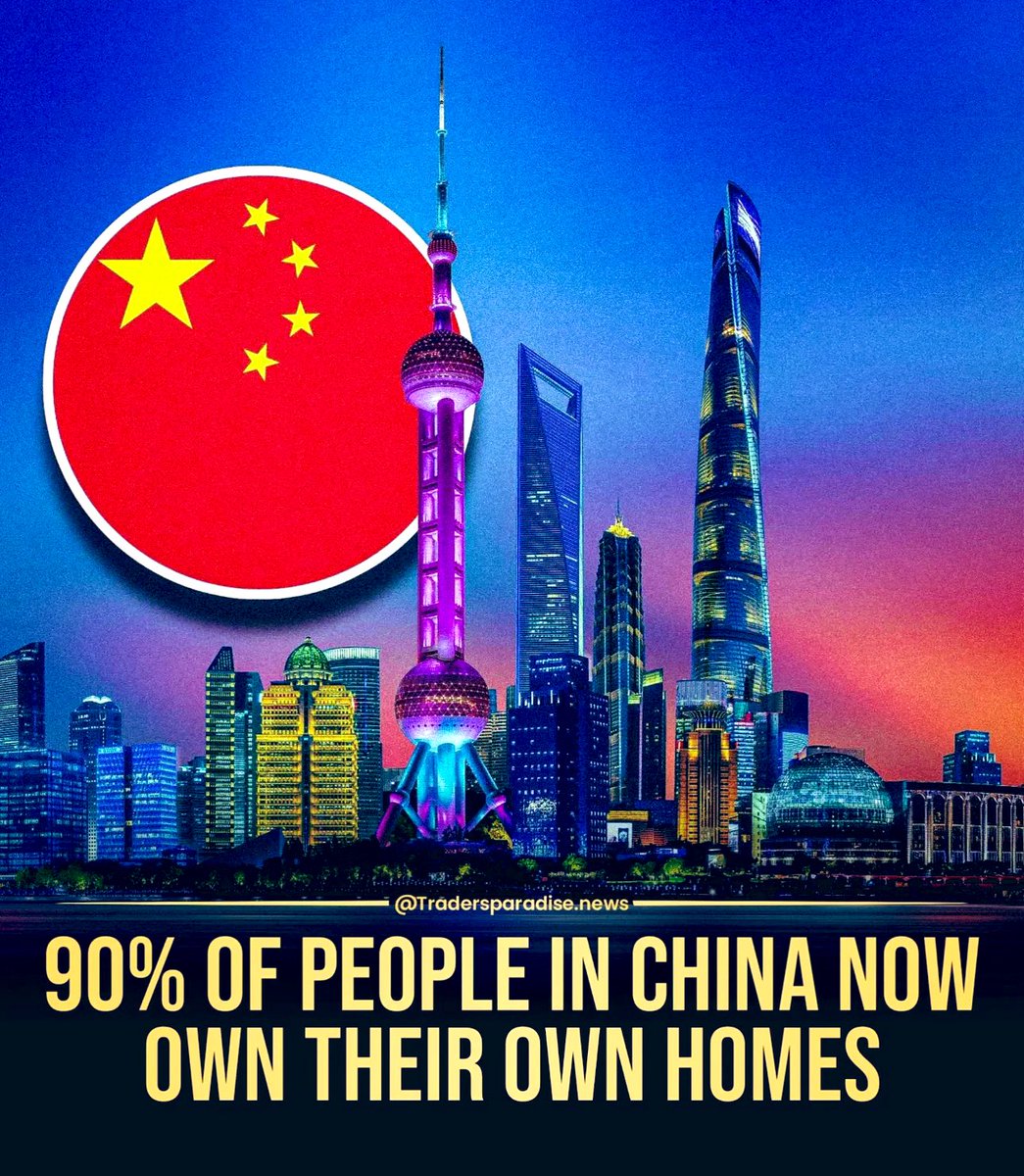 The Capitalist Lie: “Under communism you won’t own anything.”

The Communist Reality: 90% of people in China now own their own homes.