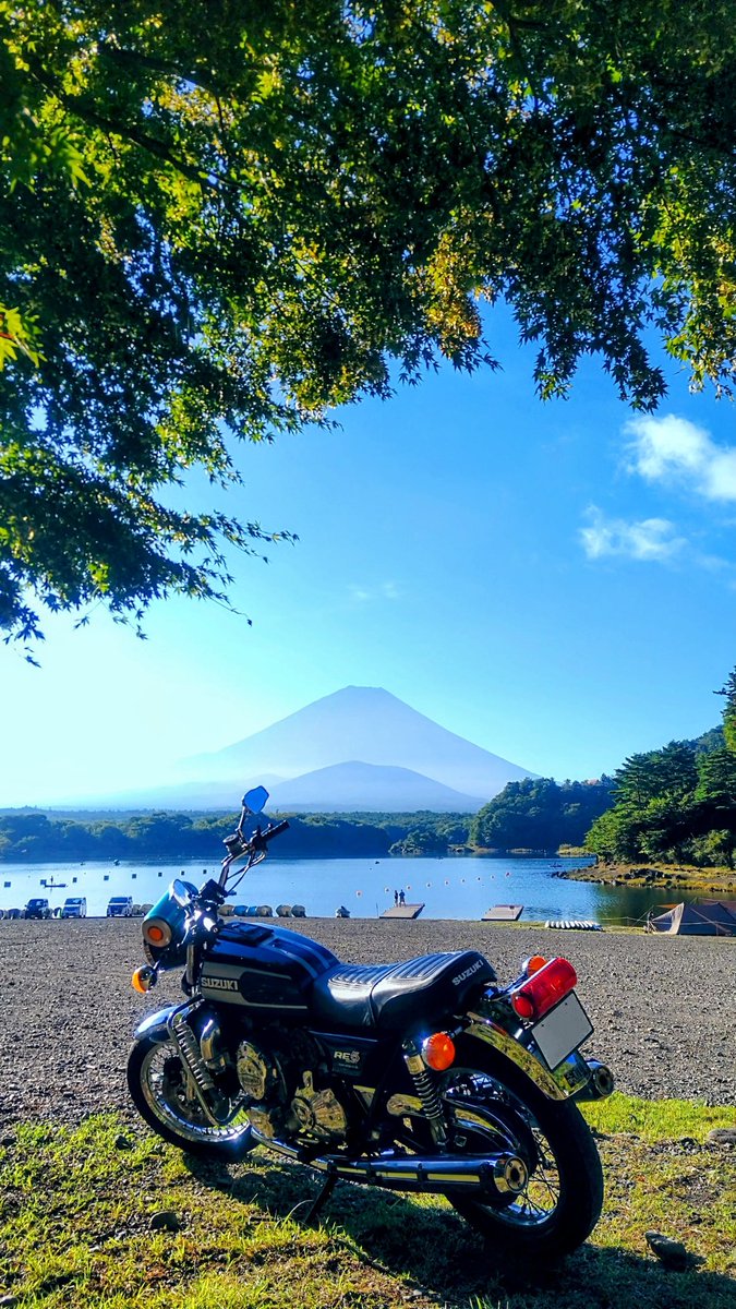 #これを見た人はツーリングスポットの画像を貼ろう
#バイクのある風景 
#スズキRE5