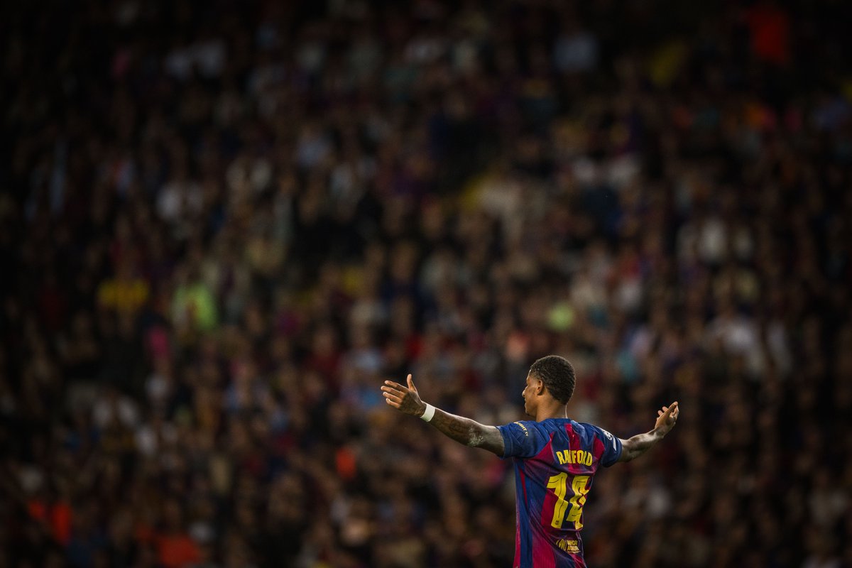 FCBarcelona's tweet image. My name is Marcus