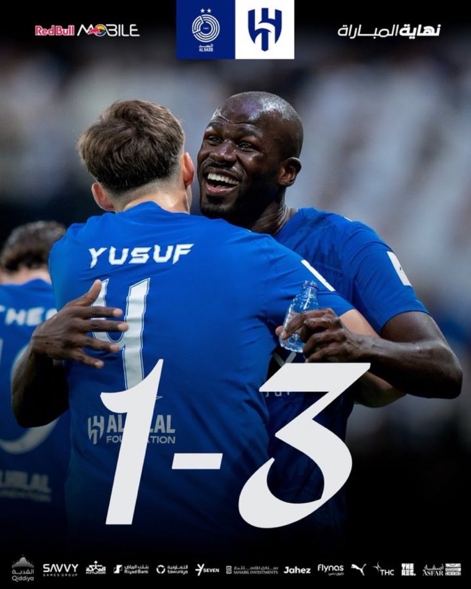 ليلة هلالية.. تنتهي بثلاثية 💙

مبرووك يا زعمـاء 🤩👏

 #الهلال_السد 
 #دوري_أبطال_آسيا_للنخبة 
 #كبير_آسيا