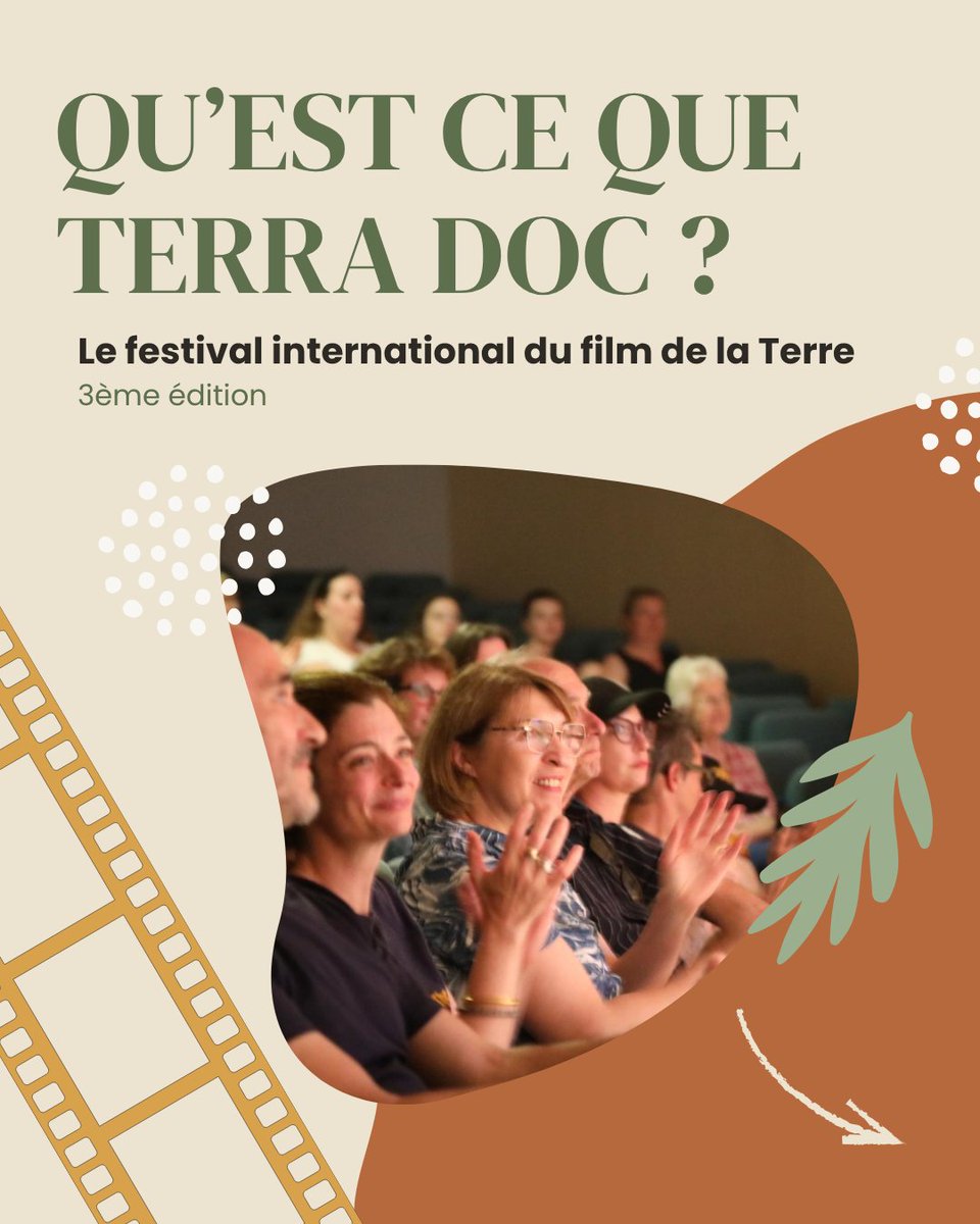 Fest_terradoc's tweet photo. 🎬 Terra Doc, festival international de cinéma documentaire né au cœur du Berry.
🌍 On y parle de la Terre, de ceux qui l’habitent et de ceux qui la filment.
📆 3ème édition du 22–23 mai 2026.
📩 Appel à films ouvert jusqu’au 3 janvier 2026. https://t.co/YhLO4lm4KV