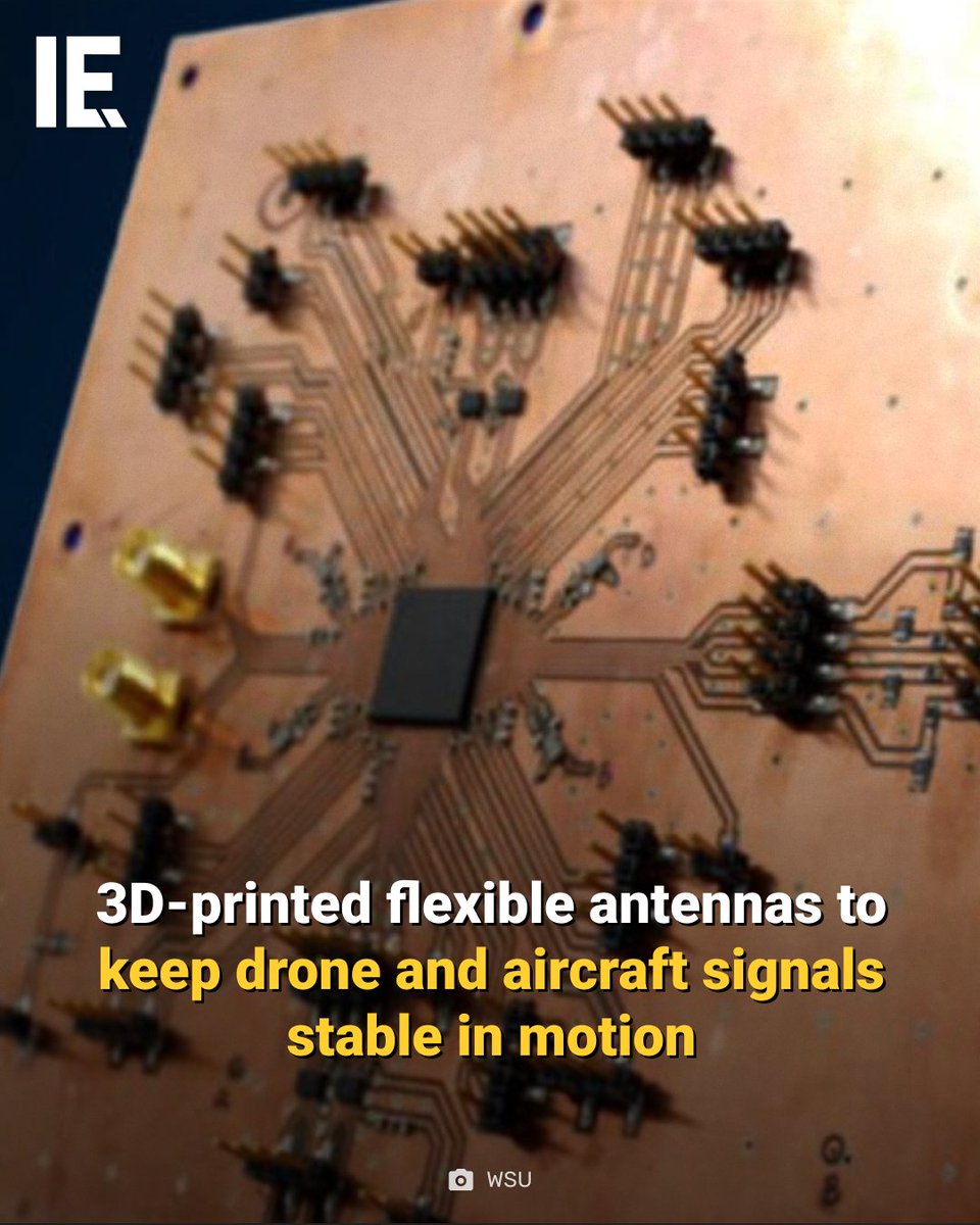 IntEngineering's tweet image. A cutting-edge 3D-printed antenna has been developed to enable more strong, flexible wireless electronics. bit.ly/4hmdHWp