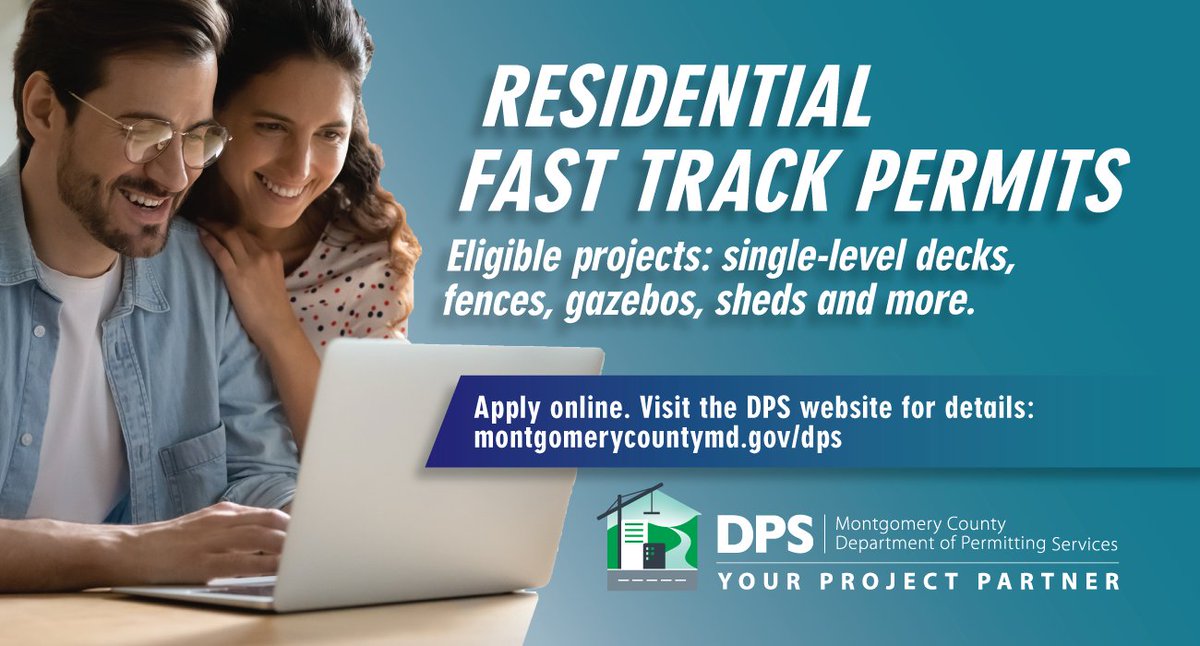 MontgomeryCoMD's tweet image. 🏡Planning a home building project? Check out the DPS website to see if it qualifies for the Residential Fast Track program!
ow.ly/UXxZ50XfQF7