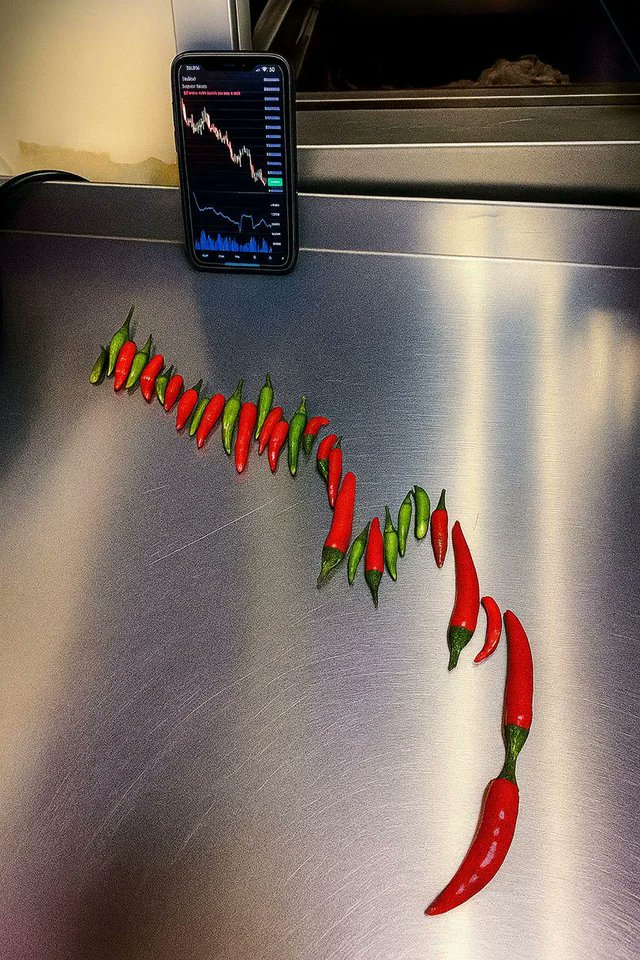 When the market’s too spicy to handle 🌶😂