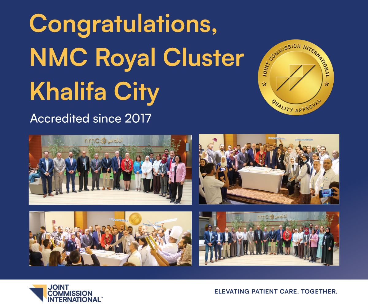 Congratulations on your reaccreditation, NMC ROYAL CLUSTER KHALIFA CITY!
