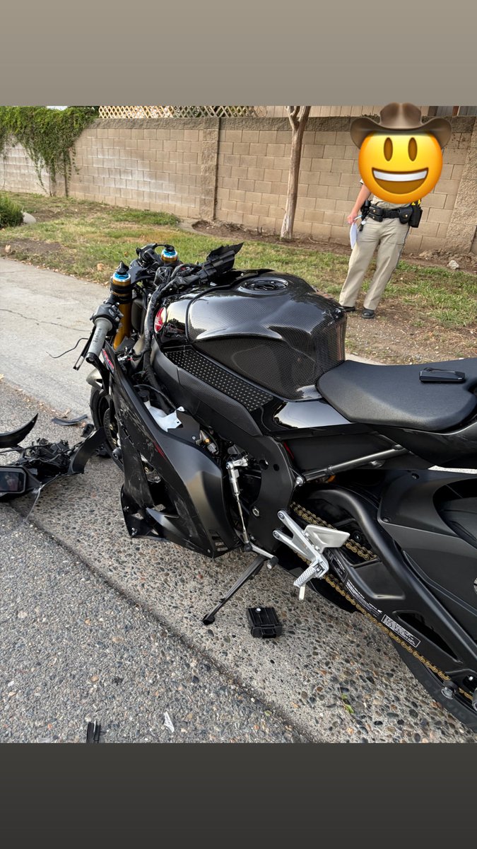 For anyone that cares I was in a head on collision with a lady that failed to yield to oncoming traffic which resulted in me being launched right into her windshield immediately concussing me and breaking a ton of bones. I wokeup in the hospital and am just glad to be alive. I