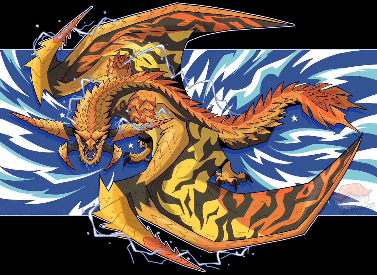 Snek_Snack's tweet image. Feels like a Monster Hunter sorta day 🐲⚔️