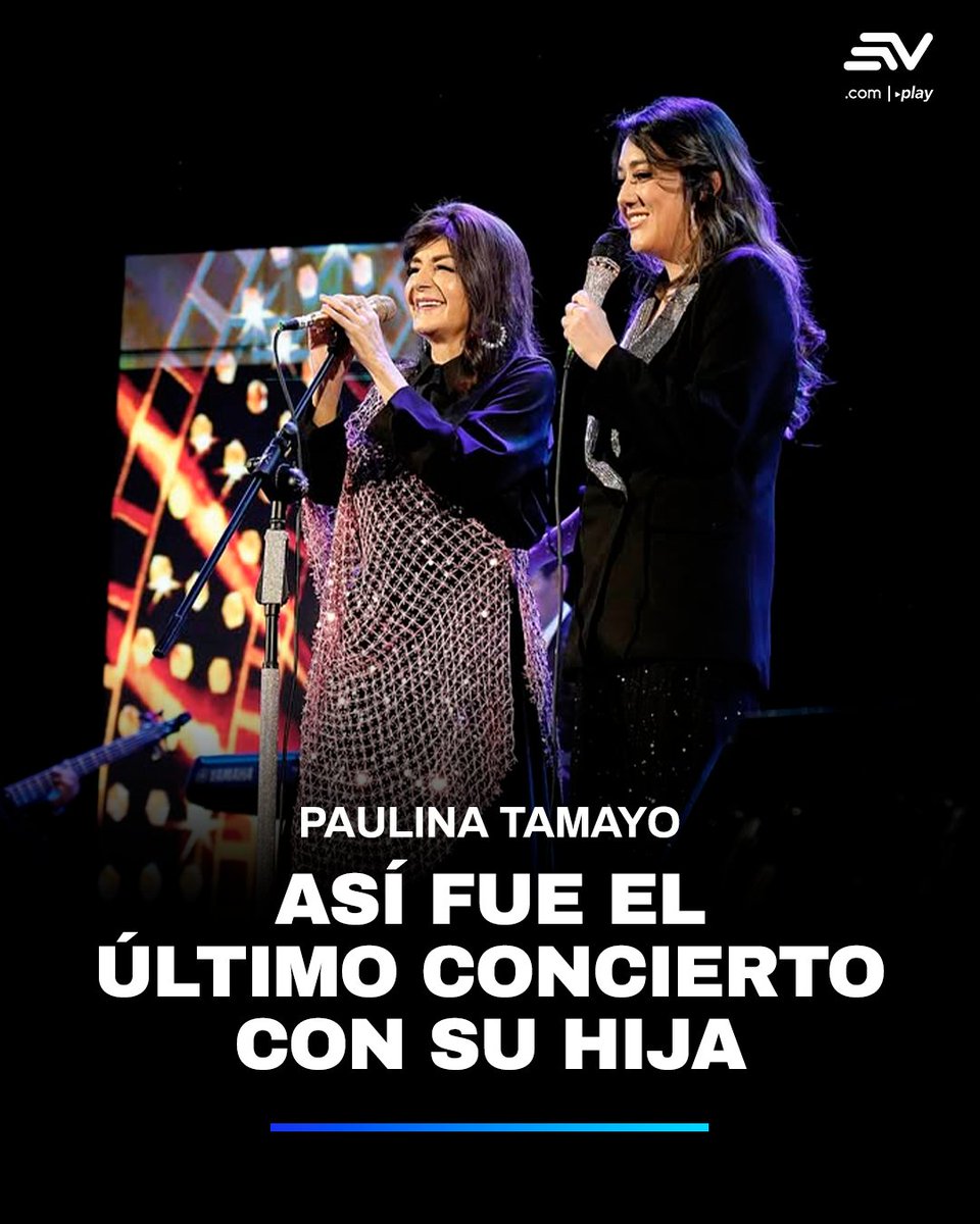 ecuavisa's tweet photo. 📌 #LoMásLeído 🕊️ La música ecuatoriana pierde a Paulina Tamayo, La Grande del Ecuador. 💔 Recordamos una de sus últimas y más emotivas presentaciones: arropada por el público y junto a sus hijos Willie y Paola en el Teatro San Gabriel. 📲 https://t.co/wA4wiu1UJZ https://t.co/S4KVrXBfmn