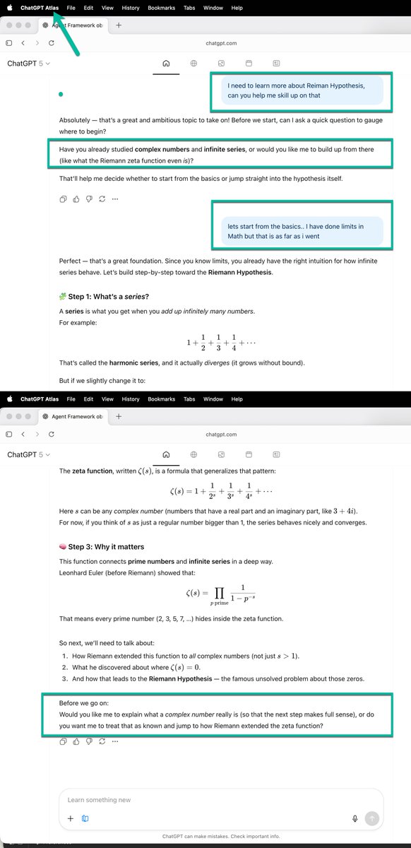 How will we keep up? Every week it's something new that is launching! this week is <a href="/OpenAI/">OpenAI</a> #Atlas &amp; it does offer a ton more features than the #ChatGPT app. I love the #AgentMode auto pilot mode &amp; the #Study mode as well! Need to spend more time using this!