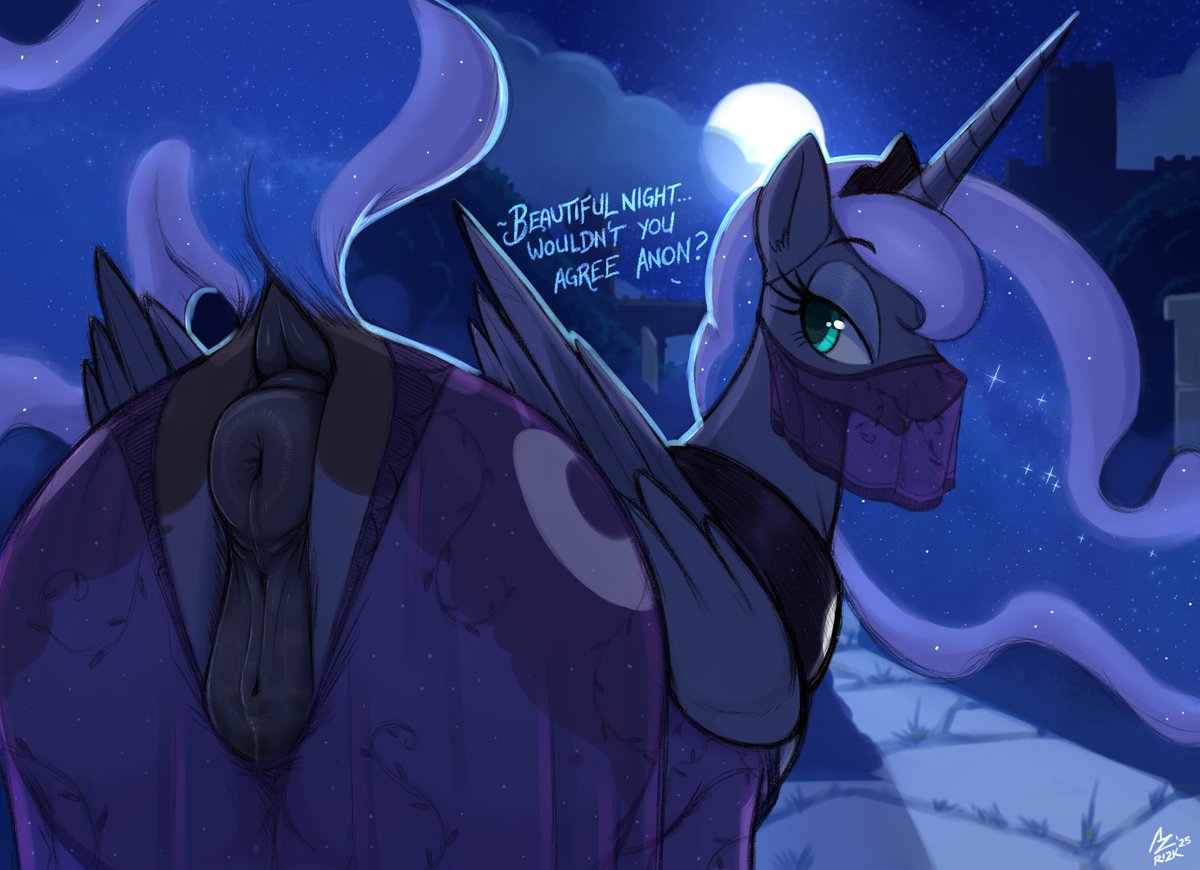~NIGHT WALK

Released Pic from the Horny is the Crown Art Pack

So thou is willing to walk alongside the princess of night? 
The sky is beautiful after all...