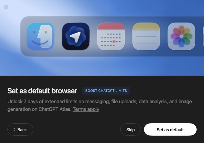 mintchakree's tweet image. แผนสูงตั้งแต่ติดตั้งเลยนะเนี่ย #ChatGPTAtlas