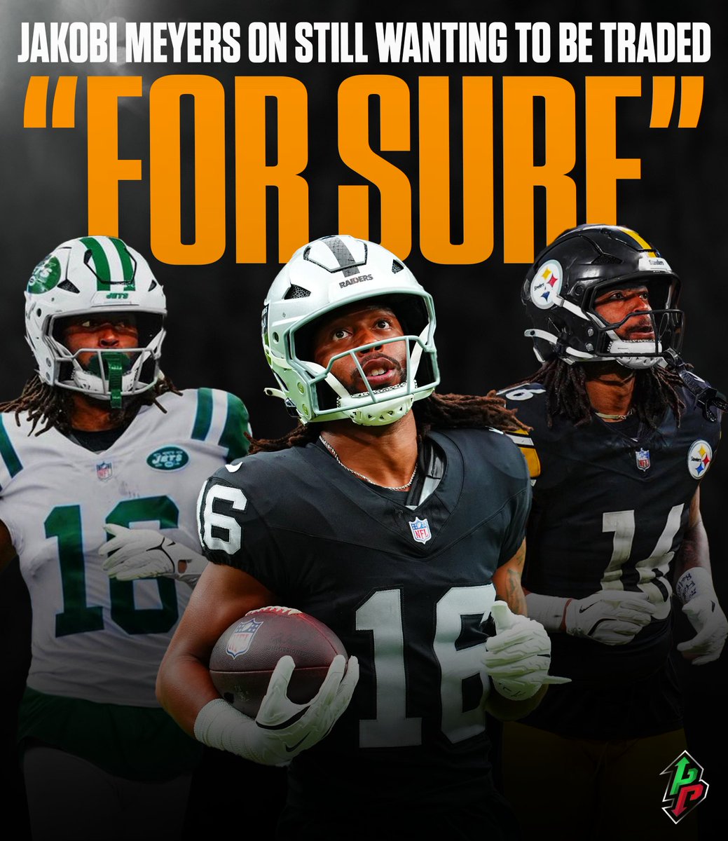 CRAZY RESPONSE: Jakobi Meyers needs to get out of Vegas ASAP.

When asked if he still wants to be traded from the Raiders, Meyers didn’t hold back:

“Oh, for sure. But I’m a professional at the end of the day. I’m just trying to play good football.”

Yeah… Meyers is OUTTA THERE.