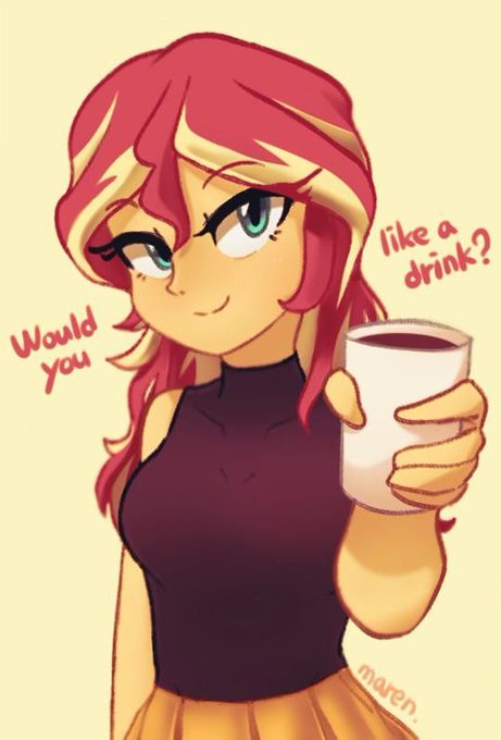 How ya feelin' on this Tuesday, my l'il Twitterpones?
Need a drink to settle ya thirst? ;P