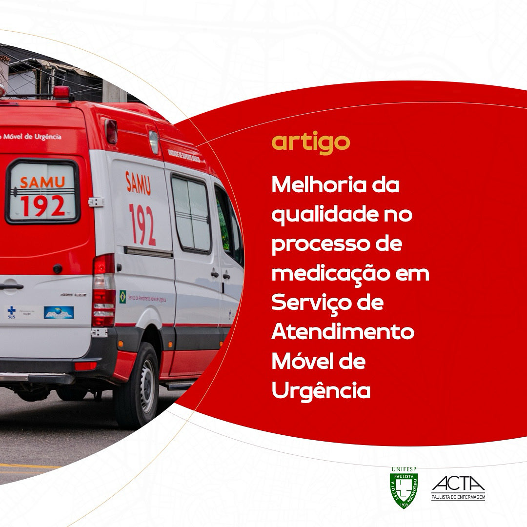 📣🔔 Foi publicado na @ActaPaulistadeEnfermagem

🔗Leia o texto na íntegra: tinyurl.com/nn9s5j3e

#epeunifesp #somosepe #enfermagem #actapaulenferm #servicodeatendimentomoveldeurgencia #samu