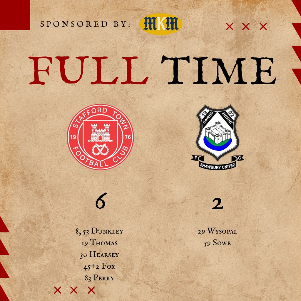 Stafford Town FC tweet media