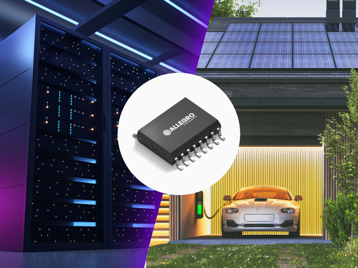 PwrElectronics's tweet image. Allegro MicroSystems Launches Industry’s First 10 MHz Bandwidth Magnetic #CurrentSensor with #XtremeSense #TMRTechnology powerelectronicsnews.com/allegro-micros…