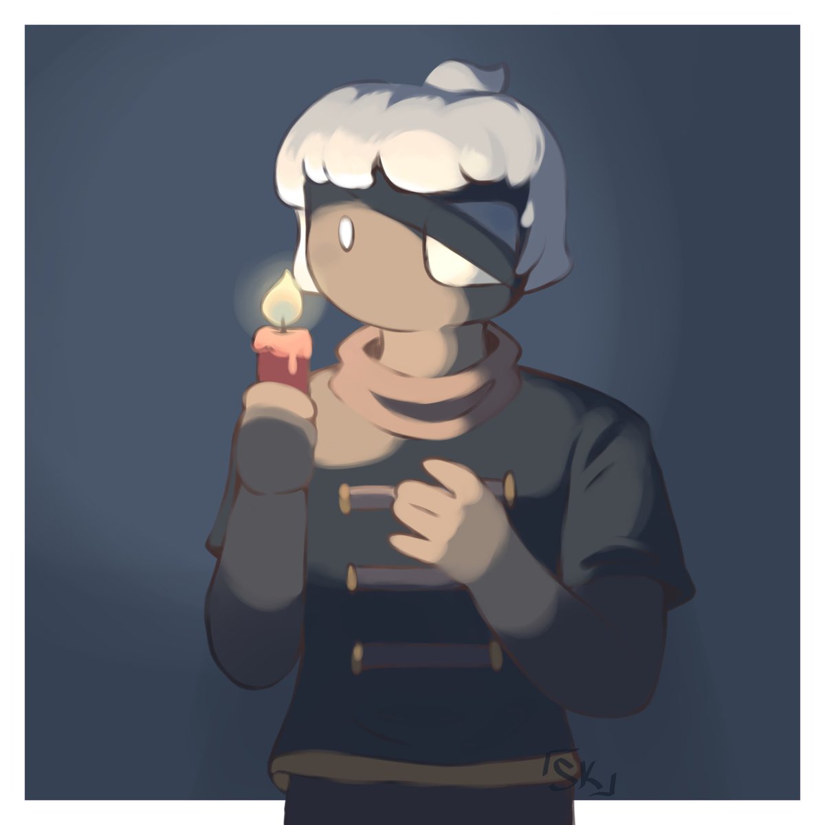 KattNeedsSleep's tweet image. Skytober Day 21 - Candle 
#Skytober2025