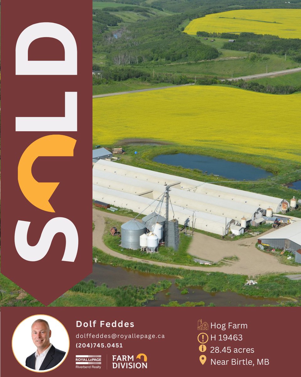 SOLD Hog farm near Birtle, MB #wesellfarms #yourfarmteam #hogfarm