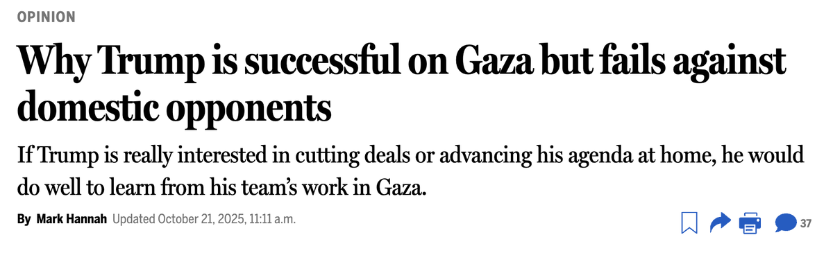 The former Navy SEAL who claims to have killed Bin Laden said Hamas is “easier to negotiate with” than Democrats. His observation contains a seed of unintended wisdom. My latest for <a href="/BostonGlobe/">The Boston Globe</a>. A 🧵