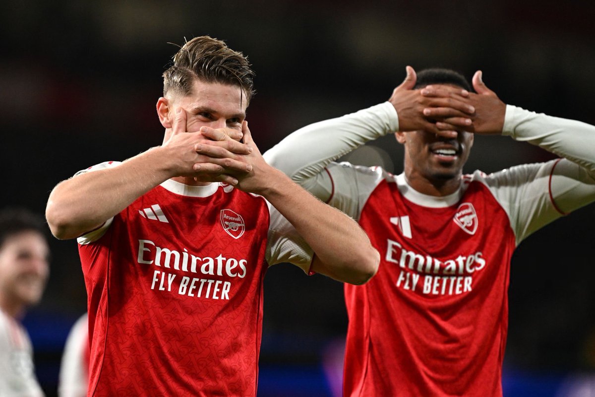 ⭕ Arsenal's last 7 games against Spanish teams, beating 5 different opponents in this run:

✅ 4-0 win vs. Atlético Madrid 🇪🇸
✅ 2-0 win vs. Athletic Club 🇪🇸
✅ 3-0 win vs. Real Madrid 🇪🇸
✅ 2-1 win vs. Real Madrid 🇪🇸
✅ 2-1 win vs. Girona 🇪🇸
✅ 2-0 win vs. Sevilla 🇪🇸
✅ 2-1