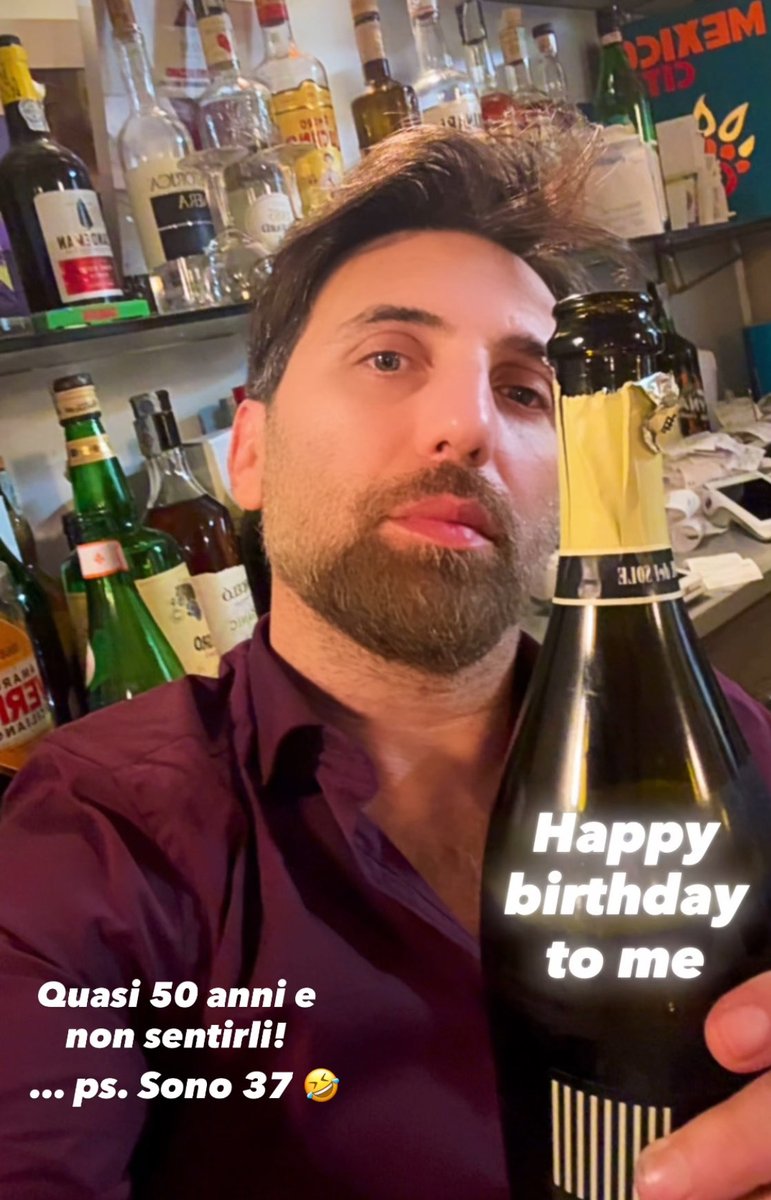 Grazie a tutti per gli auguri ! 🥂