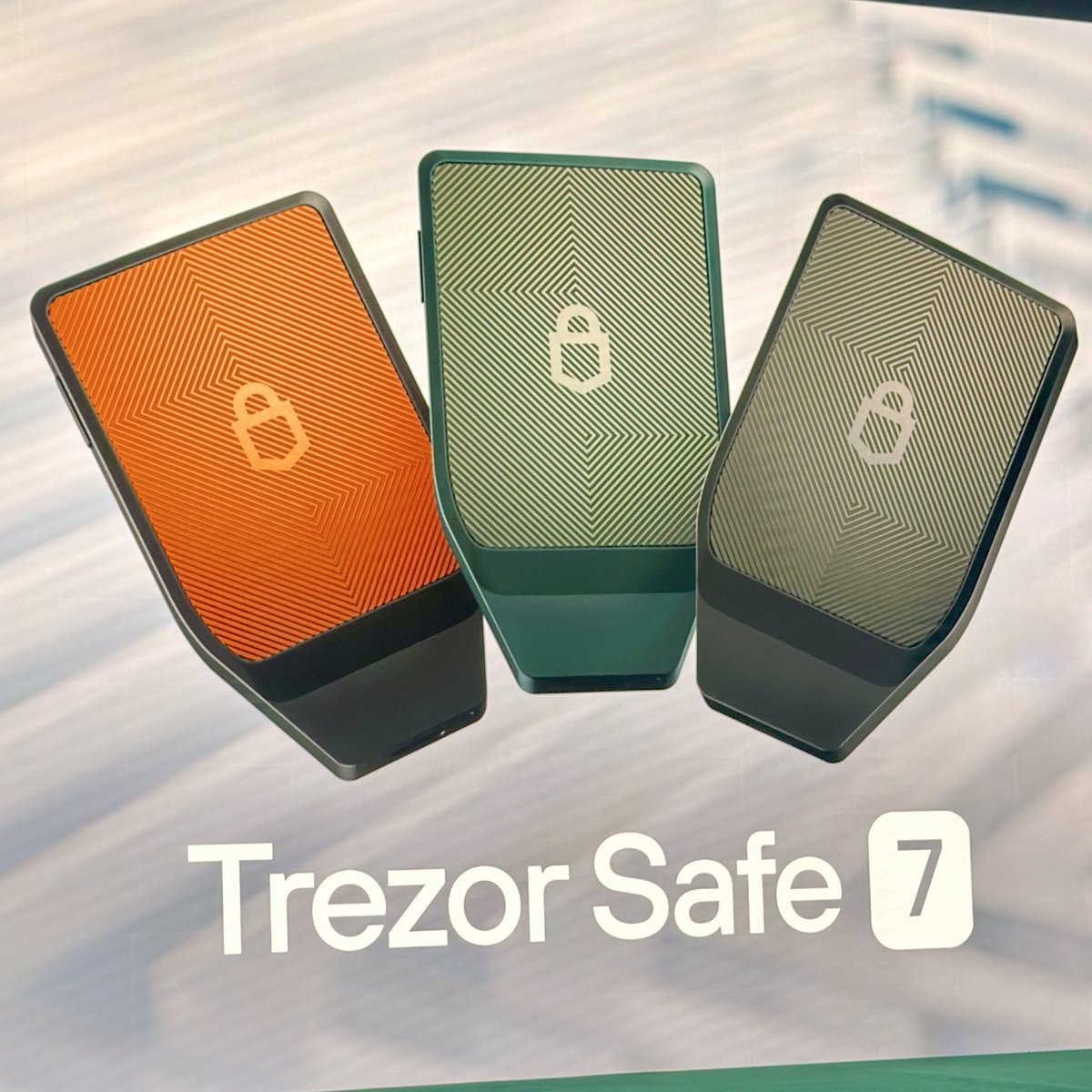 I have to say... upgrading from my current <a href="/Trezor/">Trezor</a> model T to the new Trezor Safe 7 is SOOOO temping right now.

That Bitcoin only orange is 🔥
