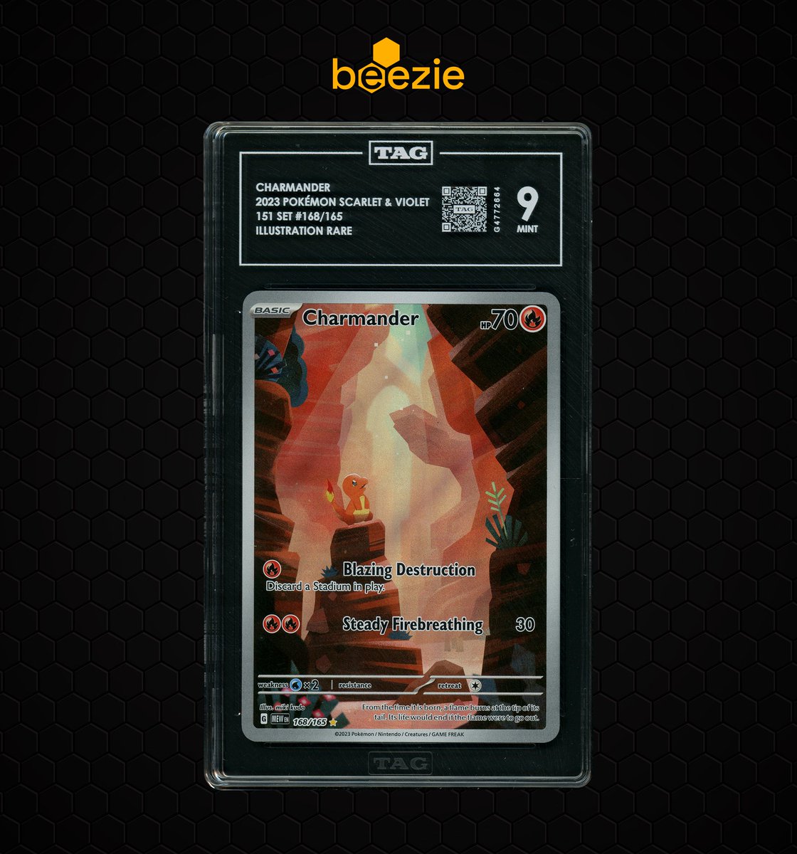 dachshundwizard's tweet image. POKEMON GIVEAWAY 🎉
This Charmander needs a new home!
✅ Repost, like, Follow @beezie_io
✅ Join Beezie w/ link below
✅ Reply w link or pic of account
🗓 Winner on 25th