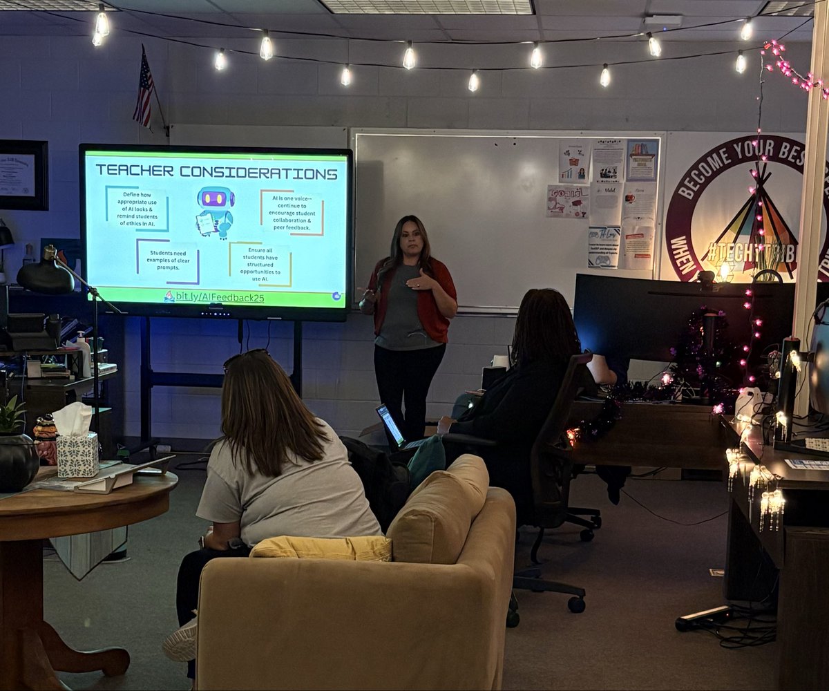 LTavarezECISD's tweet image. Our Ector County ISD Digital Learning Specialists kicked off our Student Centered AI Use Pilot at the #TechyTribe Ambassadors meeting. For the next several months, each teacher will choose one of these three approaches & will be teaching students to use AI in one of these ways to…