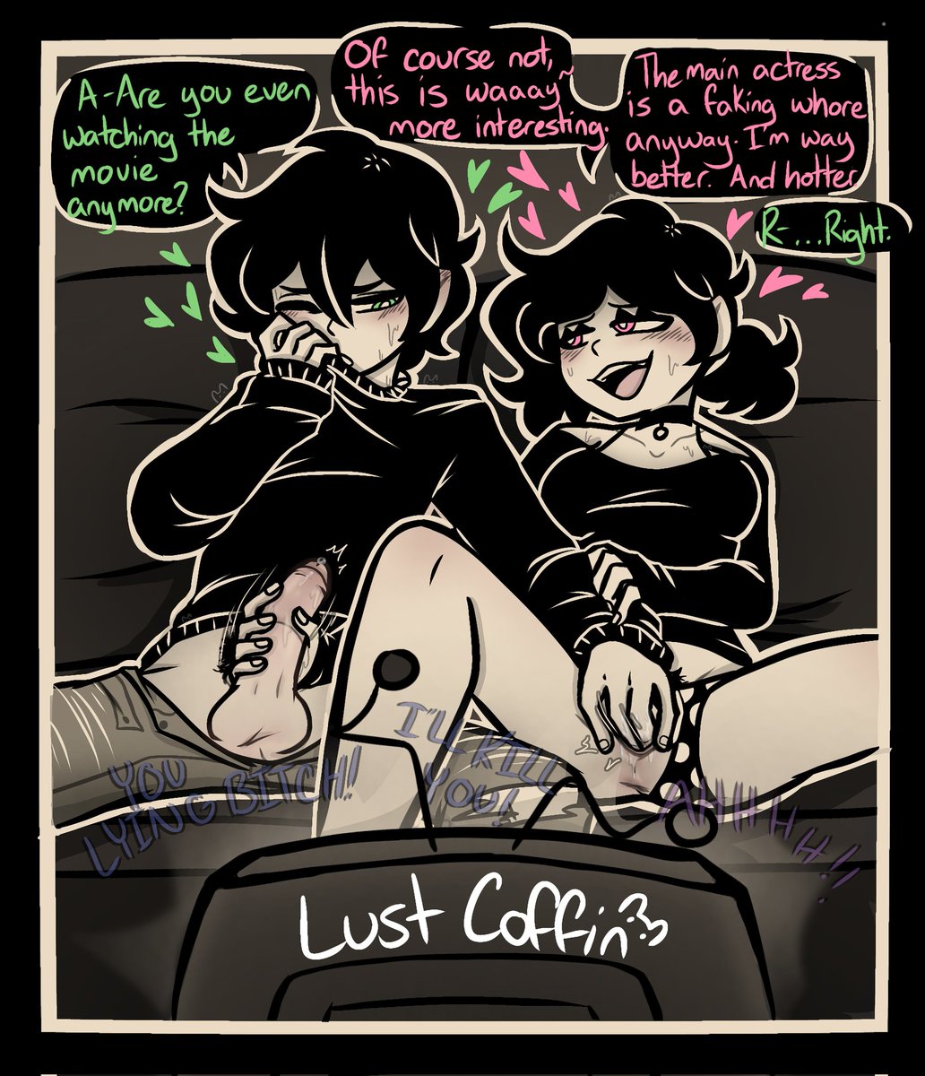 Movie night~ 💚🩷
#tcoaal  #thecoffinofandyandleyley #AndrewGraves #AshleyGraves #coffincest 
Day 3: Mutual Masturbation