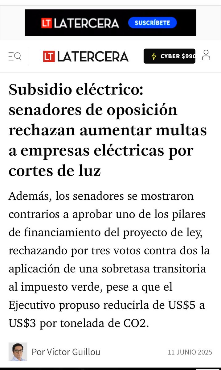 A propósito del abuso a los usuarios de electricidad, en junio la derecha puso en jaque el financiamiento del subsidio eléctrico que alivia a 4,7 millones de hogares con rebajas de $37.838 a $68.200. Harto más que el error del 2% de la CNE.