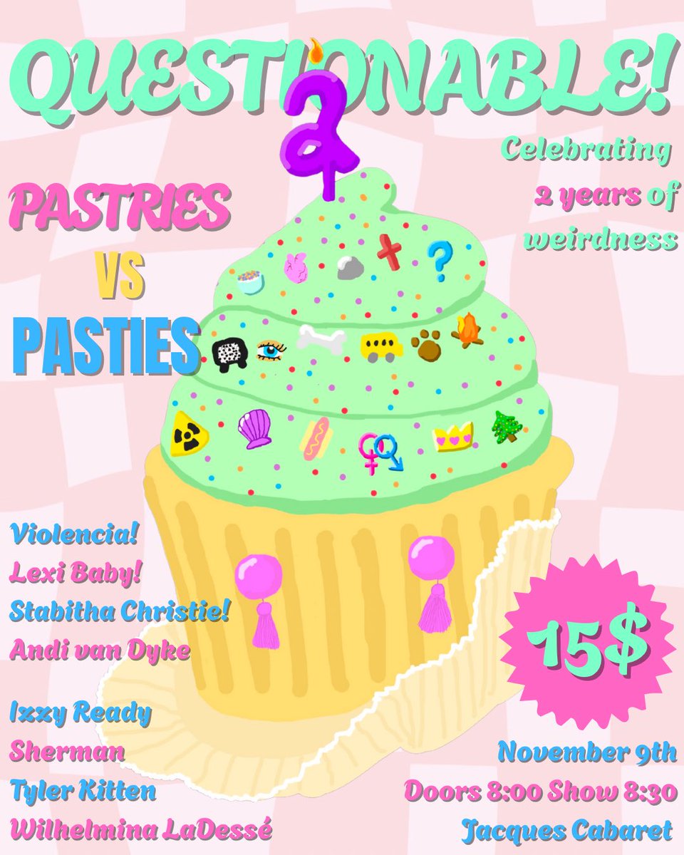 WERE TWO 🎂🎂

Questionable: Pastries Vs Pasties on November 9th 
<a href="/Jacques_Cabaret/">Jacques_Cabaret</a>
