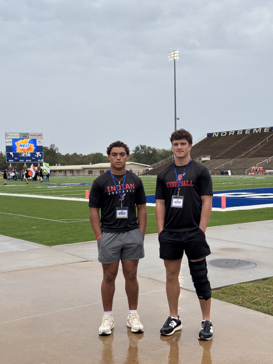 Had a great time at NEO this past weekend thank you <a href="/CoachSeanKelly/">Sean Kelly</a> for having us down! <a href="/FootballSeneca/">Seneca Football</a> <a href="/HILBURNS/">Cody Hilburn</a>