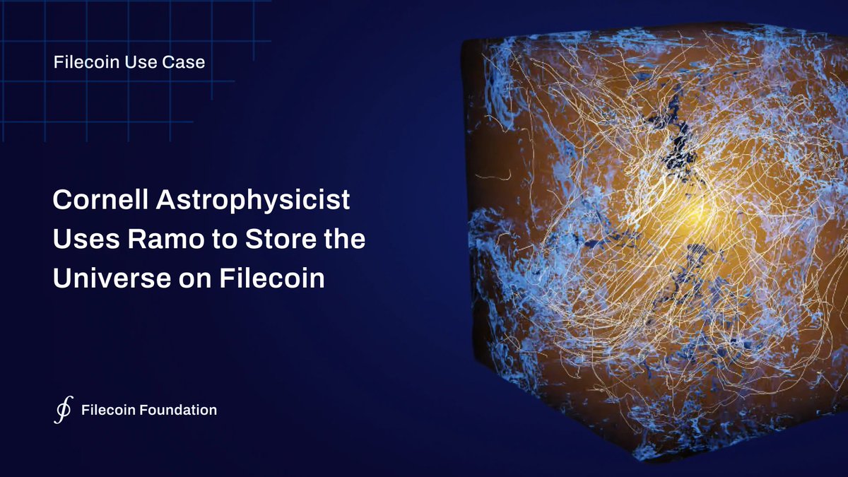Filecoin's tweet photo. Dr. Drummond Fielding at Cornell ran a 3D simulation of galactic plasma on one of the fastest supercomputers in the world. 

Each frame reached 80 terabytes. The full dataset exceeded 5 petabytes. 

He preserved the results on Filecoin through @ramo_io Cloud. https://t.co/zwsQceqXJl